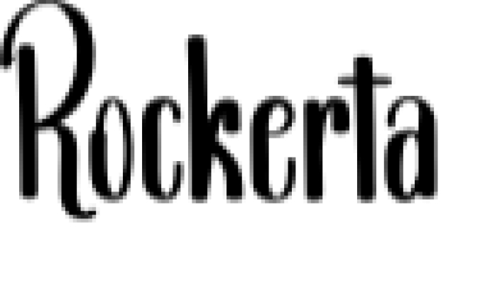 Rockerta Font Preview