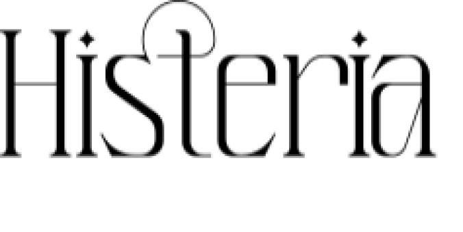 Histeria Font Preview