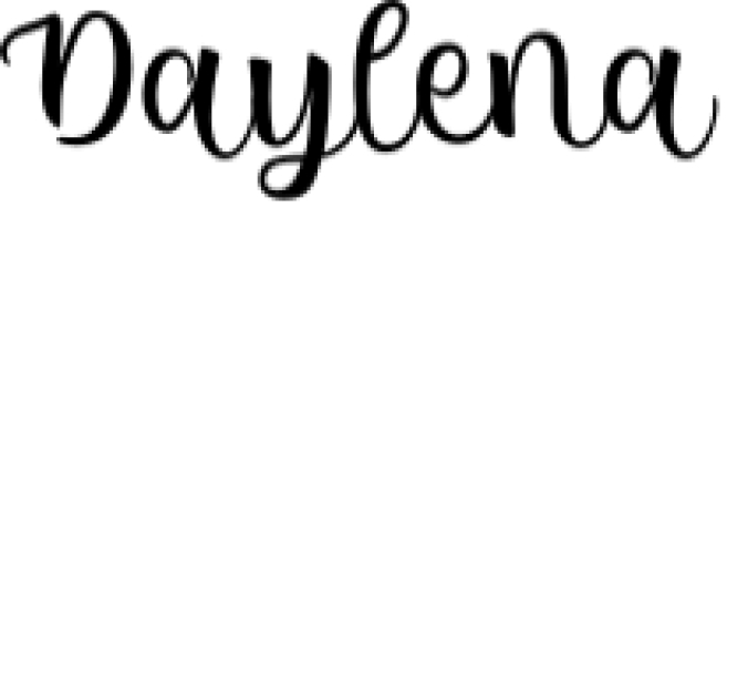 Daylena Font Preview