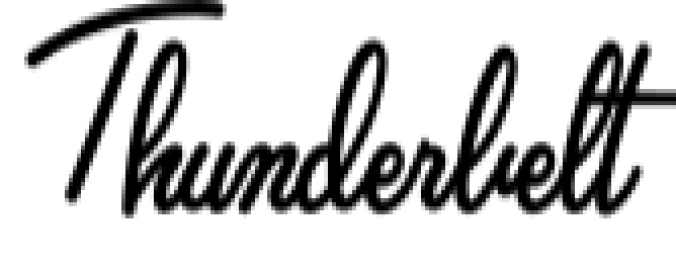 Thunderbelt Font Preview