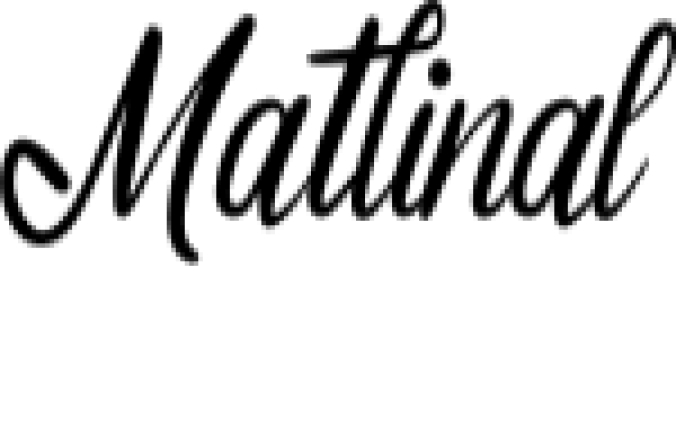 Matlinal Script Font Preview