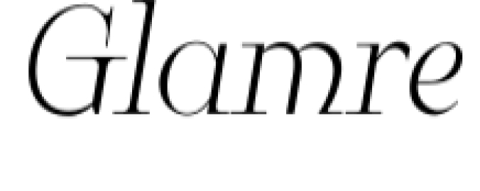 Glamre Font Preview