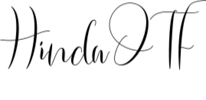 Hinda Script Font Preview