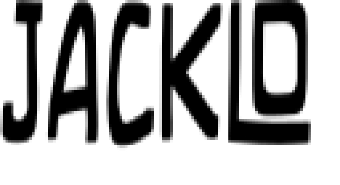 Jacklo Font Preview