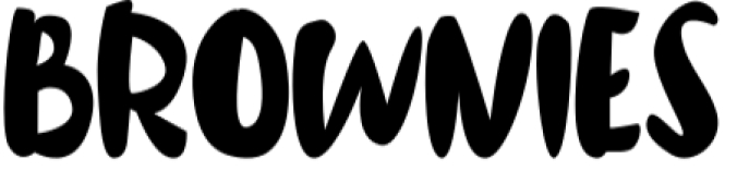 Brownies Font Preview