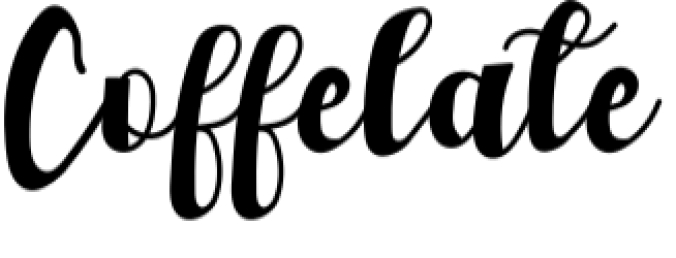 Coffelate Font Preview