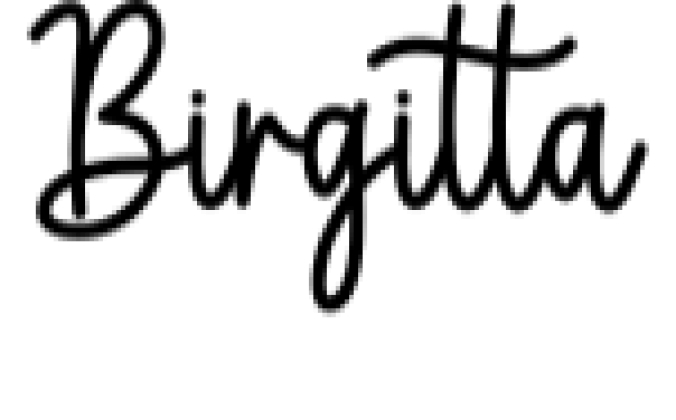 Birgitta Font Preview