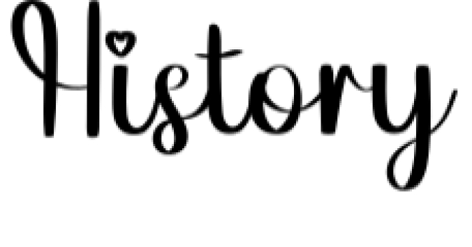 History Font Preview