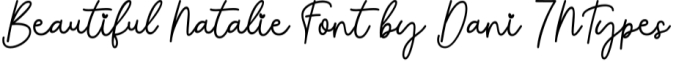 Beautiful Natalie Font Preview