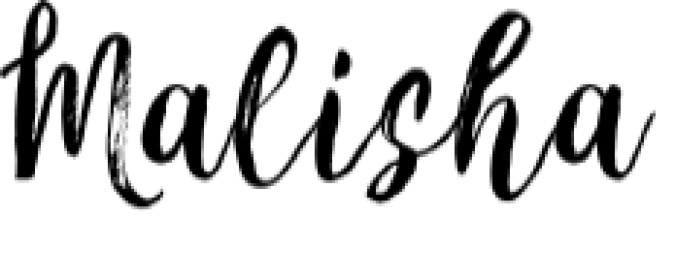 Malisha Font Preview