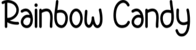 Rainbow Candy Font Preview