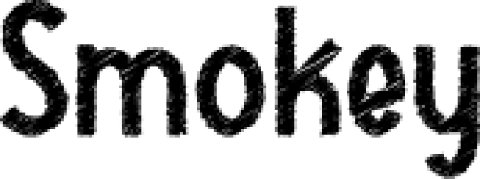 Smokey Font Preview