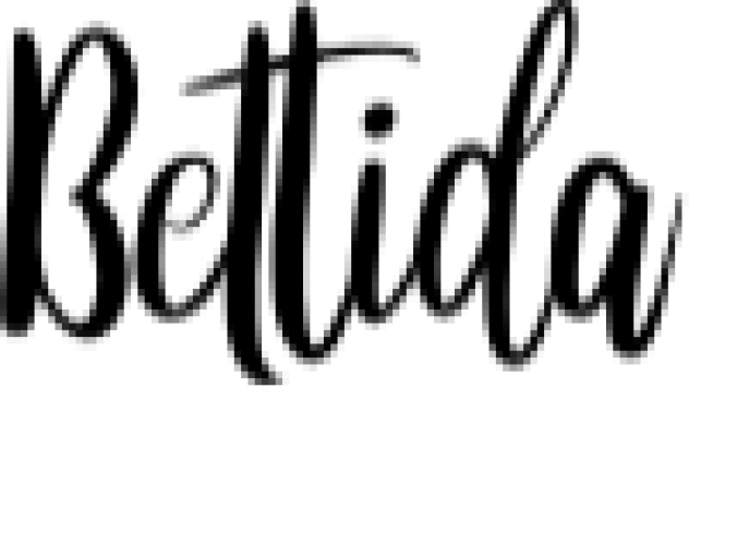Bettida Font Preview