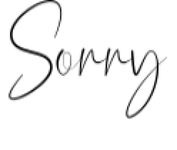 Sorry Font Preview