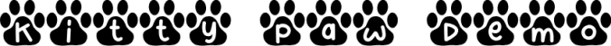 Kitty Paw Font Preview