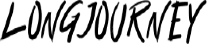 Long Jurney Font Preview