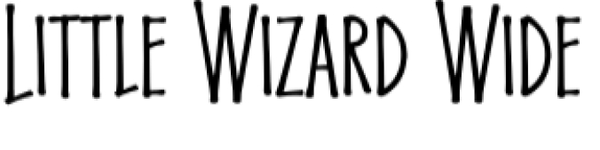 Little Wizard Font Preview