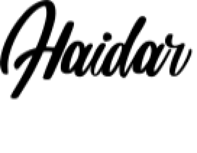 Haidar Font Preview