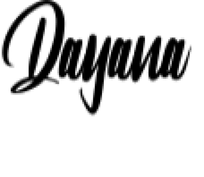 Dayana Font Preview
