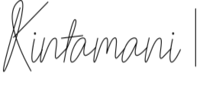 Kintamani Font Preview