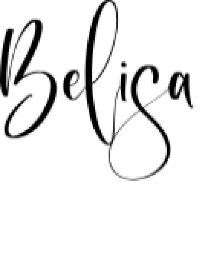 Belisa Font Preview