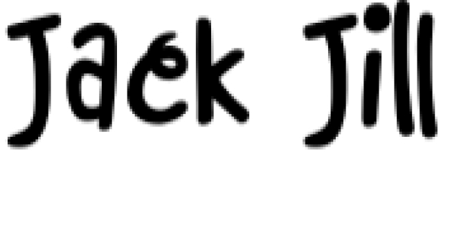 Jack  Jill Font Preview