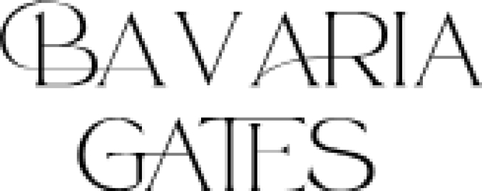 Bavaria Gates Font Preview
