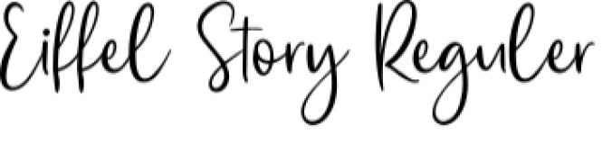 Eiffel Story Font Preview