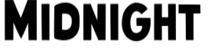 Midnight Font Preview