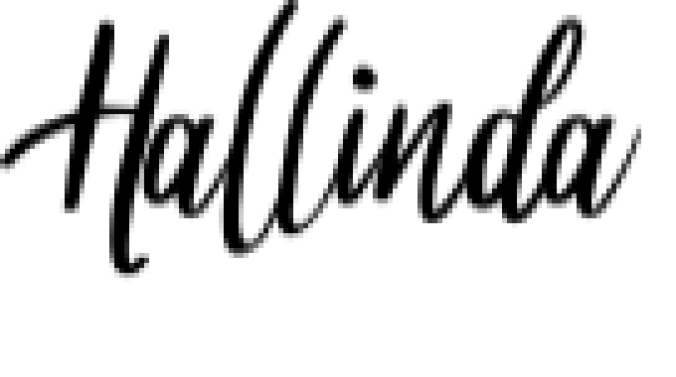 Hallinda Font Preview