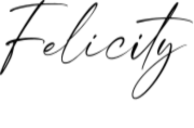 Felicity Font Preview