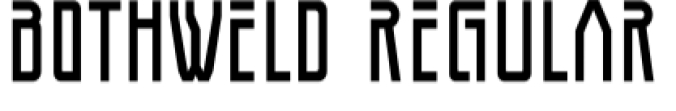 Bothweld Font Preview