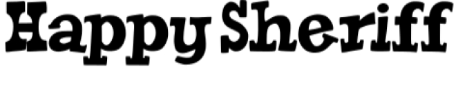 Happy Sheriff Font Preview