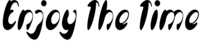 Enjoy the Time Font Preview
