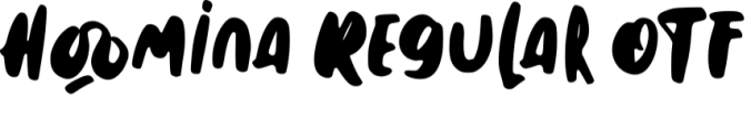 Hoomina Font Preview