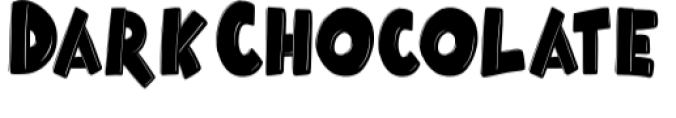Dark Chocolate Font Preview