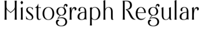 Histograph Font Preview