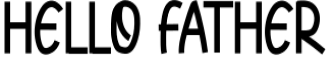 Hello Father Font Preview