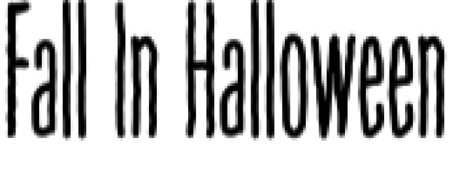 Fall in Halloween Font Preview