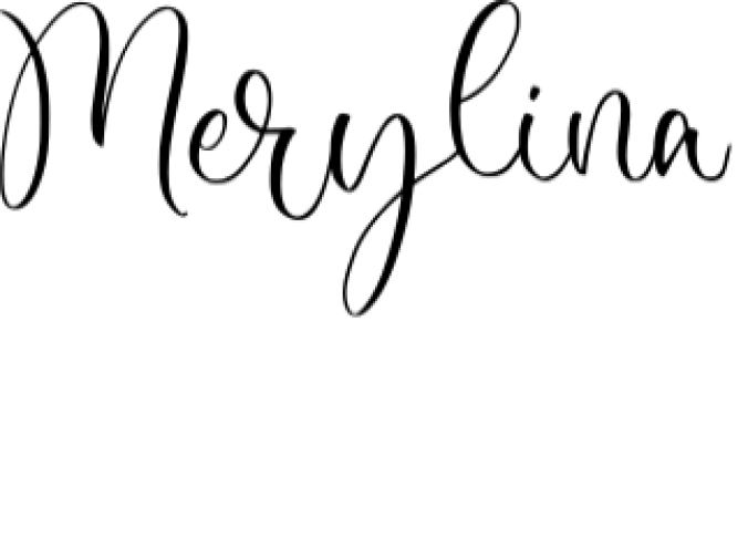 Merylina Font Preview