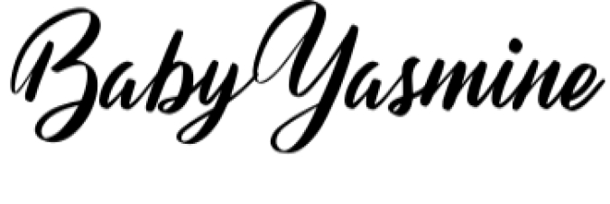Baby Yasmine Font Preview
