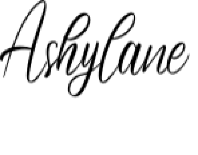 Ashylane Script Font Preview