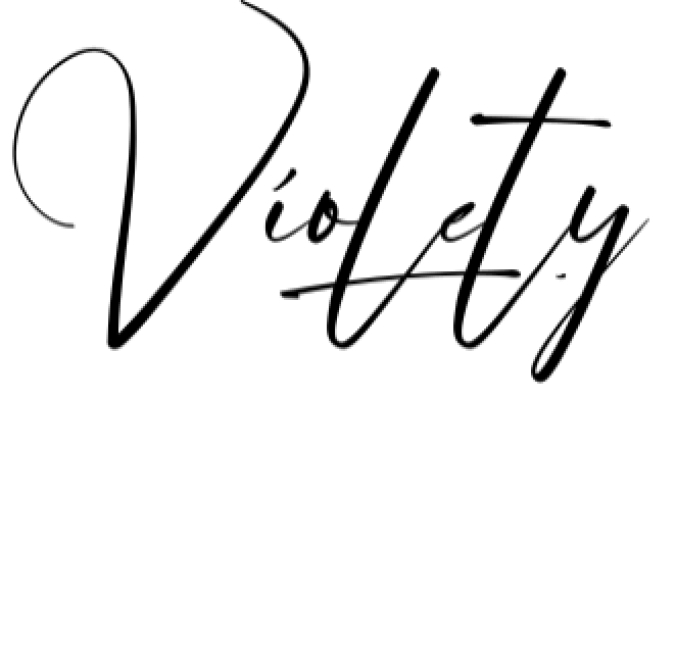 Violety Font Preview