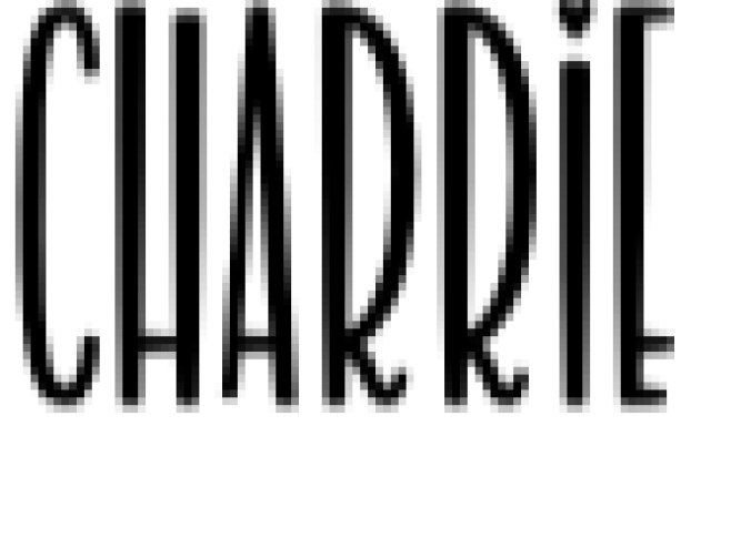 Charrie Font Preview