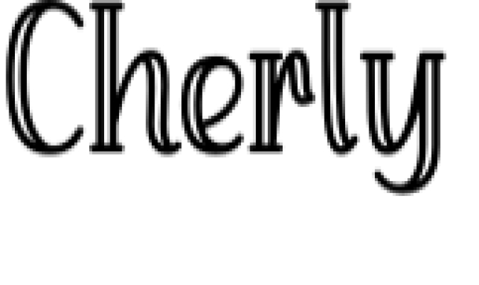 Cherly Font Preview