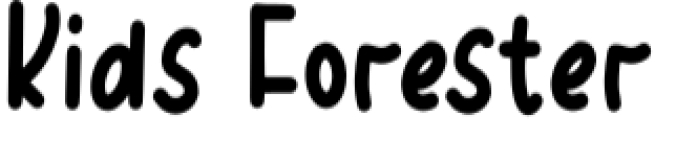 Kids Forester Font Preview