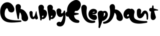 Chubby Elephant Font Preview