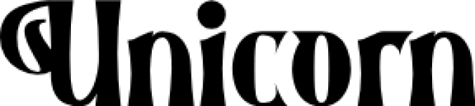Unicor Font Preview