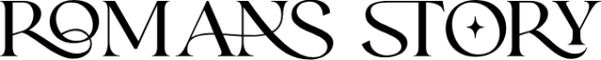 Romans Story Font Preview