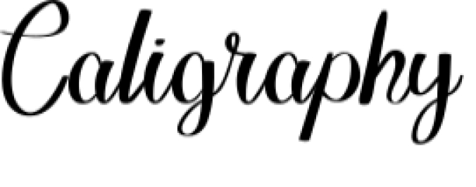 Caligraphy Font Preview
